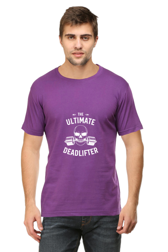 The Ultimate DeadLifter Gym Half Sleeve T-Shirts